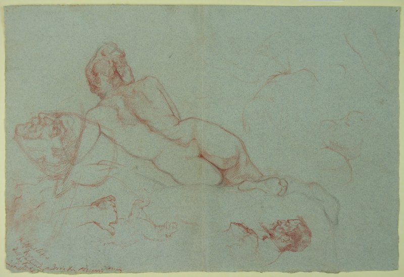 1897-1904 ca. - Nudo e altri studi d'accademia